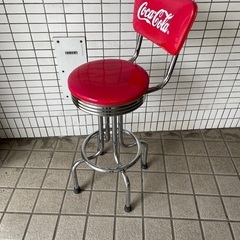 《中古》Coca Cola  カウンターチェアの画像