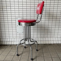 《中古》Coca Cola  カウンターチェアの画像