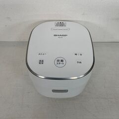 【SHARP】 シャープ ジャー炊飯器 炊飯器 3合 ホワイト ...