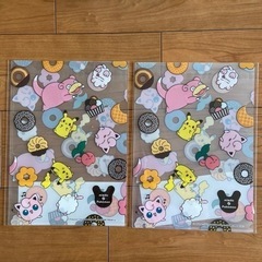 トートバッグ クリアファイル 毛糸 セットの画像