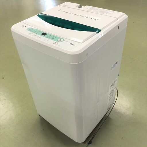 【月末大セール!】ヤマダ 全自動電気洗濯機 4.5K 2017年製 YWM-T45A1  １
