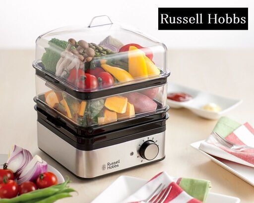新品 ラッセルホブス ミニスチーマー 蒸し料理 簡単操作 Ressell Hobbs