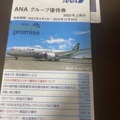 ANA株主優待番号と優待券