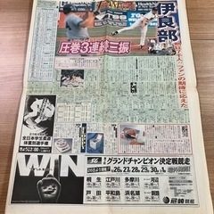【更に更に値下げ！】1997年（平成9年）6月22日（日曜日）報知新聞の画像