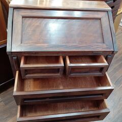 松本民芸家具　高山式ライティングビューロー　サイズ（約）幅７３×奥４２×高９１　　■近隣配送無料 買取GO‼　栄和店の画像