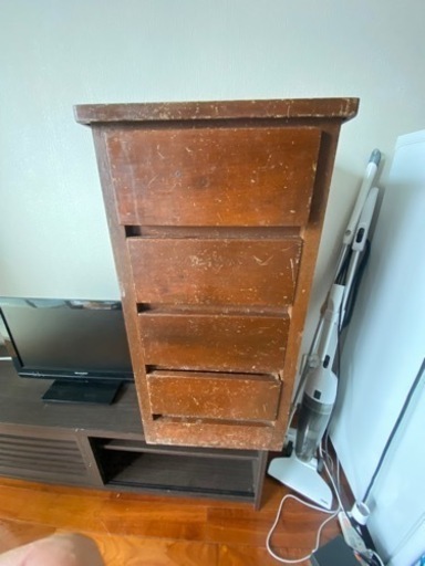 【値下げ】レトロな棚とテレビ台