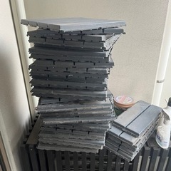 IKEA ベランダタイル黒