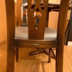 【値下げ交渉可】アンティークカリモクダイニングセットの画像