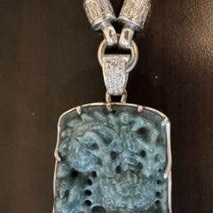 シルバーネックレスの画像