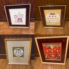 お雛様　おひなさま　額縁　ゼロ円の画像