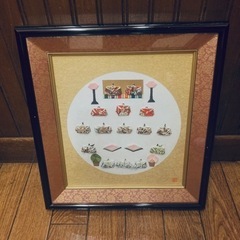 お雛様　おひなさま　額縁　ゼロ円の画像