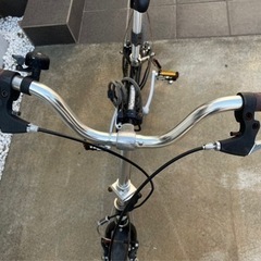 キャプテンスタッグ 16インチ折り畳み自転車 ペダル交換済 輪行バッグ付きの画像