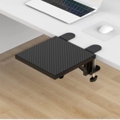 OUGICデスクトップエクステンダー、人間工学に基づいたアームレスト、幅24cm長さ23cm、折りたたみ式デスクトップエクステンションテーブル、取り付けが簡単なデスクトップエクステンダー、肘サポート、マウスサポート、リストアームレストの画像