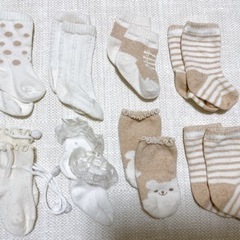 女の子用新生児ベビー靴下13足セットの画像