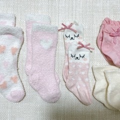 女の子用新生児ベビー靴下13足セットの画像