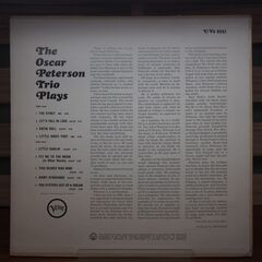 【レコード】「The Oscar Peterson Trio Plays」LP / V/V6 8591(Verve)【JAZZ】の画像