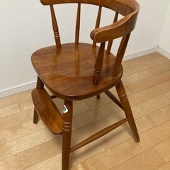 ベビーチェア　子供椅子　KASHIWA　飛騨家具の画像