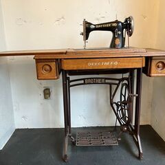 ブラザー アンティーク 足踏みミシン 昭和レトロ