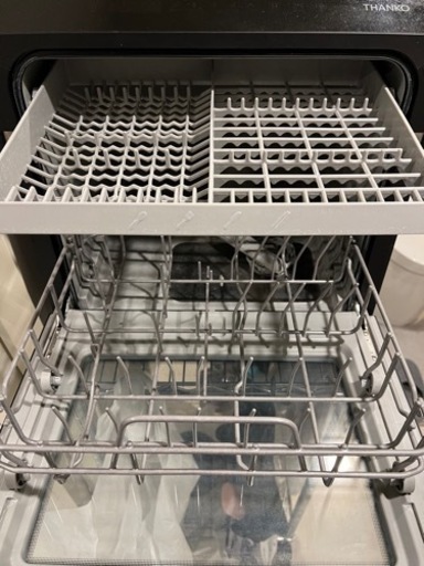 サンコー　ラクア　食洗機　ブラック