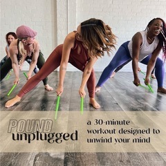  日本初！新感覚のフィットネスPOUNDの新プログラム ”Unplugged (アンプラグ)"がついに日本上陸！【新宿】の画像