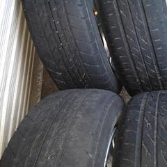 希少　12穴マルチ　4H 100/110/114.3 4.5J +43 13インチ 社外アルミ  Alexia  夏用タイヤ 155/65R13 4本 　手渡しOKの画像