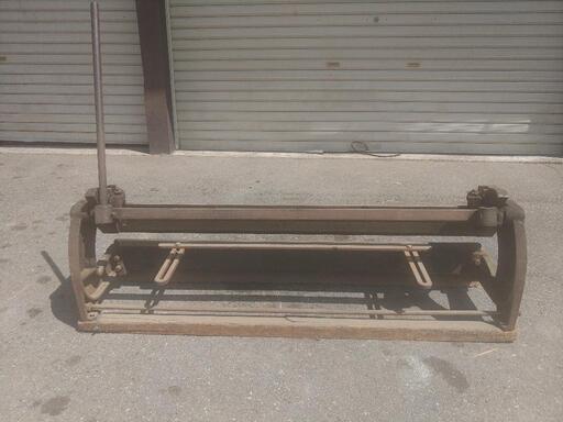 盛光　手動折り曲げ機　中古鈑金機械