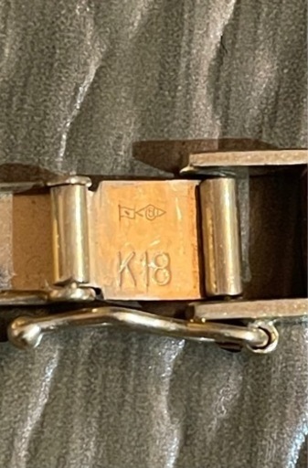 18金 K18 16面 喜平 ブレスレット　28.4ｇ 男女用
