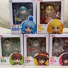 新品未開封！この素晴らしい世界に祝福を!ねんどろいど5体セット！