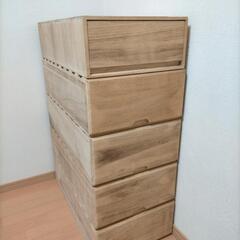 ●木製●カラーボックス●5個セット●収納ケース●ヴィンテージ●

