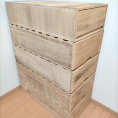 ●木製●カラーボックス●5個セット●収納ケース●ヴィンテージ●
の画像
