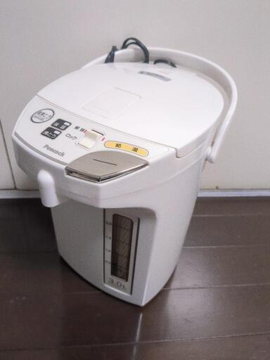 （受け渡し者決定済）電気ポット　ピーコック　2017年製