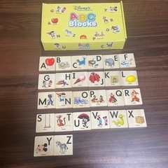 DWE ディズニー　ABC blocks