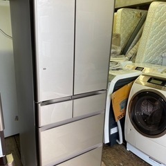 配送可能　日立 HITACHI R-G4800E XN [Gシリーズ 真空チルド （475L・フレンチドア） 6ドア クリスタルシャンパン]の画像