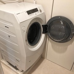 SHARP ドラム式洗濯乾燥機 ES-H10E-WR