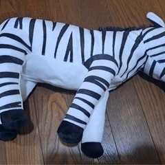 新品　大きなシマウマぬいぐるみ