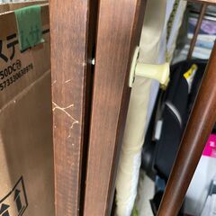 ベビーベッド 幅125cm奥行き75cm高さ81cm ※破損ありの画像