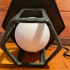 昭和　レトロ　鉄製ライト の画像