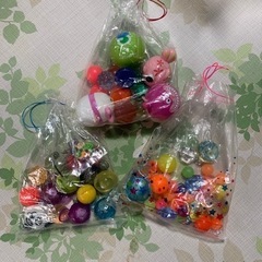 スーパーボールすくいのたくさん