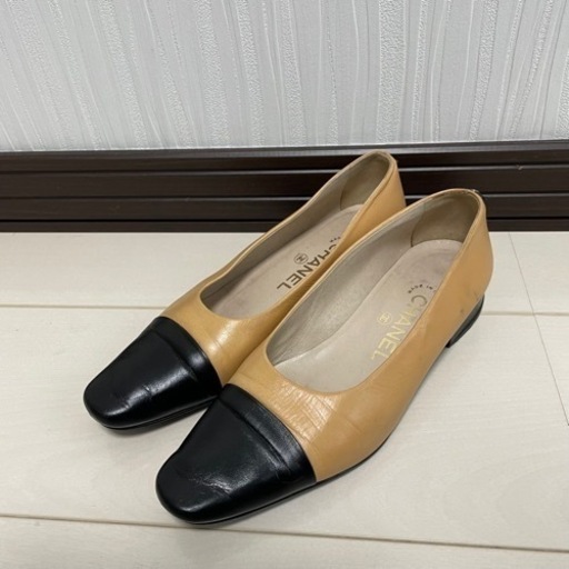 CHANEL シャネル バイカラー パンプス 22.5cm