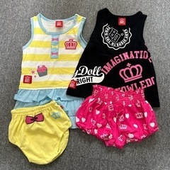 ベビードール夏服　90センチの画像