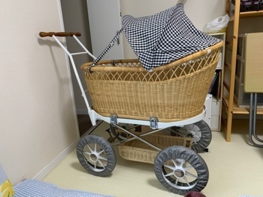 プスプス（東京乳母車）ベビーカー兼ベビーベッド