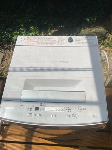 ★2019年製★美品中古★東芝 4.5㎏ 洗濯機【AW-45M7】　長野県松本市直接引き取り限定