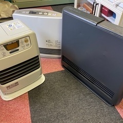 ファンヒーター、石油ストーブなど