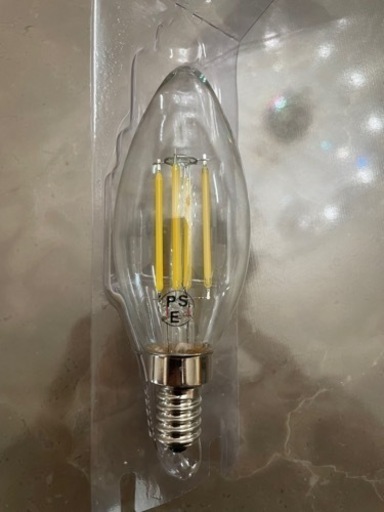 （取引終了）LED電球5本（ろうそく型）