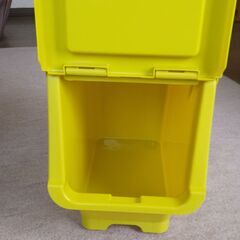 カインズ購入　インテリアキャリコS　エールイエロー　2個セットの画像