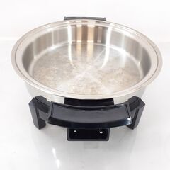 リキッドコア 電気スキレット ステンレス 鍋 蓋なし　/MJ-0446 2Fの画像
