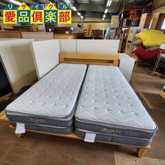 【愛品倶楽部柏店】NITORI ニトリ　クイーンベッド Nスリー...