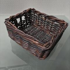 値下げ！ラタンバスケット(小物ケース)