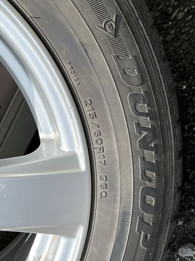【冬用タイヤ】アルファード・エスティマ・エルグランドなどに！215/60R/17 タイヤホイール4本セット