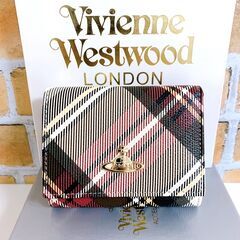 【ショッパー付き/正規品】新品 三つ折り財布 Vivienne Westwood　EXIBTION